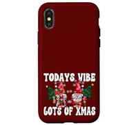 Funny Christmas Saying For Family Lots Of Xmas Santa Gnome Case for iPhone X/XS
