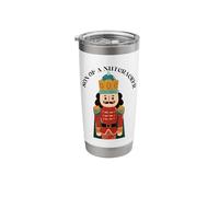 Funny Christmas Son of a Nutcracker Ballet Dancer Graphic Stainless Steel Insulated Tumbler