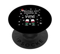 Funny Christmas Spirit Sponsored By Wine PopSockets Adhesive PopGrip