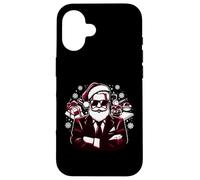 Funny Christmas Spy Santa Agent For Men Women Secret Agent Case for iPhone 16