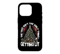 Funny Christmas Tree Getting Lit Holiday Drinking Humor Case for iPhone 16 Pro