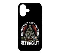 Funny Christmas Tree Getting Lit Holiday Drinking Humor Case for iPhone 17