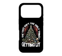 Funny Christmas Tree Getting Lit Holiday Drinking Humor Case for iPhone 17 Pro