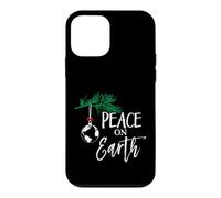Funny Christmas Tree Lights Ugly Sweater Peace On Earth Case for iPhone 12 mini