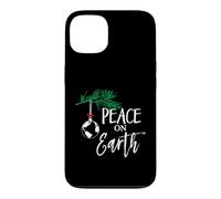 Funny Christmas Tree Lights Ugly Sweater Peace On Earth Case for iPhone 13