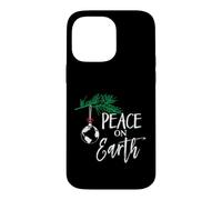 Funny Christmas Tree Lights Ugly Sweater Peace On Earth Case for iPhone 14 Pro Max