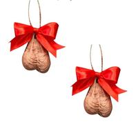 Funny Christmas Tree Pendant Ornament,Funny Acrylic 2D Christmas Baubles,Rude Christmas Baubles Christmas Balls for Christmas Decorations Christmas Hanging Ornament