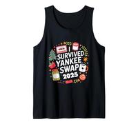 Funny Christmas Yankee Swap Secret Santa 2025 White Elephant Tank Top