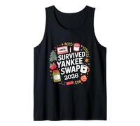 Funny Christmas Yankee Swap Secret Santa 2026 White Elephant Tank Top