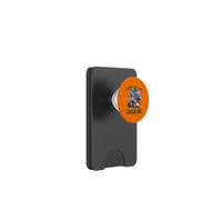 Funny Chrome, Guts and Gasoline Hotrod Car Cartoon Design PopSockets PopWallet for MagSafe