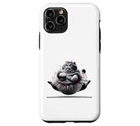 Funny Chubby Ballet Kitty Cat Wearing a Tutu Dancing. Case for iPhone 11 Pro