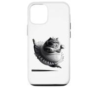 Funny Chubby Ballet Kitty Cat Wearing a Tutu Dancing. Case for iPhone 12/12 Pro