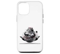 Funny Chubby Ballet Kitty Cat Wearing a Tutu Dancing. Case for iPhone 12/12 Pro