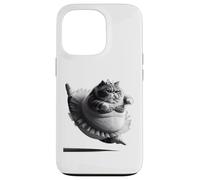 Funny Chubby Ballet Kitty Cat Wearing a Tutu Dancing. Case for iPhone 13 Pro