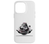 Funny Chubby Ballet Kitty Cat Wearing a Tutu Dancing. Case for iPhone 14 Pro Max
