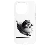 Funny Chubby Ballet Kitty Cat Wearing a Tutu Dancing. Case for iPhone 15 Pro
