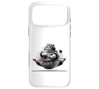 Funny Chubby Ballet Kitty Cat Wearing a Tutu Dancing. Case for iPhone 17 Pro Max