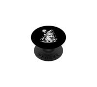 Funny Chubby Cat Wizard Saying Magical Staff Sketch PopSockets Adhesive PopGrip