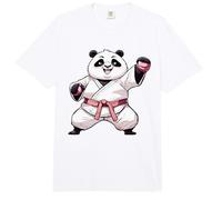 Funny Chubby Panda Kung Fu Karate Judo Taekwondo Martial Art Comfort Colors Adult Heavyweight T-Shirt