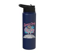 Funny Chug Dog Astronomy Astrophysics Astronauts Stainless Steel Insulated Water Bottle