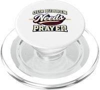 Funny Church Softball Team Joke Our Bullpen Needs Prayer PopSockets PopGrip for MagSafe