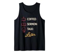 Funny Church Sunday Sermon Christian Humor Sunday Mood Tank Top