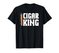 Funny Cigar Lover King Graphic for Men Cigar Smoker T-Shirt