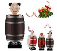 Funny Cigarette Dispenser, Santa Cigarette Case Holder for King Size, Prank Popup Cigarettes Holder Box Strange Uncle/santa (Uncle)