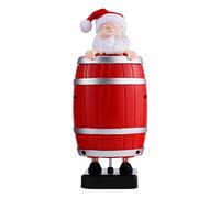 Funny Cigarette Holder,Santa Cigarette Dispenser Up,Prank Up Cigarette Holder Box,cigarette dispenser,men's cigarette cases,Santa Claus in The Wooden Barrel Cigarette Box for Men