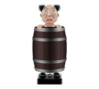 Funny Cigarette Holder,Santa Cigarette Dispenser Up,Prank Up Cigarette Holder Box,cigarette dispenser,men's cigarette cases,Santa Claus in The Wooden Barrel Cigarette Box for Men