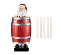 Funny Cigarette Holder Strange Uncle Santa Funny Wooden Barrel Creative Prank Cigarette Dispenser Novelty Cigarette Box Ornaments Christmas Party Decoration Gift for Boyfriend Husband
