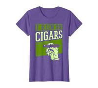 Funny Cigars Smoke Smoking Cigar Smoker I Run On Cigars T-Shirt