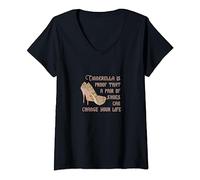 Funny Cinderella T-Shirt for Women Who Love Shoes V-Neck T-Shirt