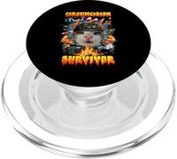 Funny Circumcision Survivor Cat Oddly Specific Cat Meme PopSockets PopGrip for MagSafe