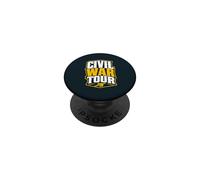 Funny Civil War History Reenactor PopSockets Adhesive PopGrip