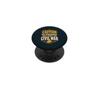 Funny Civil War Reenactment Living History Reenactor PopSockets Adhesive PopGrip