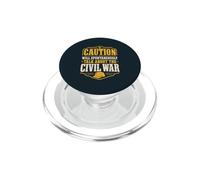 Funny Civil War Reenactment Living History Reenactor PopSockets PopGrip for MagSafe