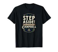 Funny Clan Campbell Step Aside Scottish Clan Tartan T-Shirt