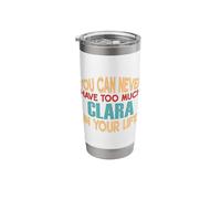 Funny Clara Personalized Tshirt First Name Joke Item Stainless Steel Insulated Tumbler