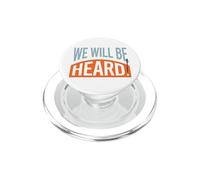 Funny Clarinet Humor We will be heard PopSockets PopGrip for MagSafe