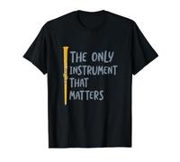 Funny Clarinet the only Instrument that Matters Value Graphic T-Shirt, Men, Black, S