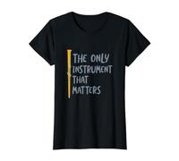 Funny Clarinet the only Instrument that Matters Value Graphic T-Shirt, Women, Black, S