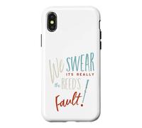 Funny Clarinet We swear it's really the reed's fault Case for iPhone X/XS