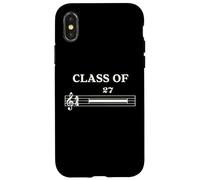 Funny Class of 2027 for Marching Band or Orchestra Nerd Case for iPhone X/XS