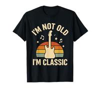 Funny Classic Rock Retro Guitar Player Vintage Music Joke T-Shirt
