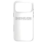 Funny Classical Latin Saying Proverb - Ancient Rome Quote Case for iPhone 17 Pro Max