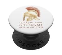 Funny Classical Latin Saying Proverb - Ancient Rome Quote PopSockets Adhesive PopGrip