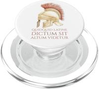 Funny Classical Latin Saying Proverb - Ancient Rome Quote PopSockets PopGrip for MagSafe
