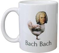 Funny Classical Music Coffee Mug - Bach Bach - Gifts for Classical Musicians and Music Teachers (11 oz)