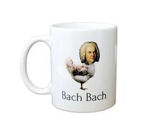 Funny Classical Music Coffee Mug - Bach Bach - Musician Gifts for Classical Music Lovers and Music Teachers